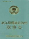 怒江傈傈族自治州政协志                1996年版                   PDF电子版下载